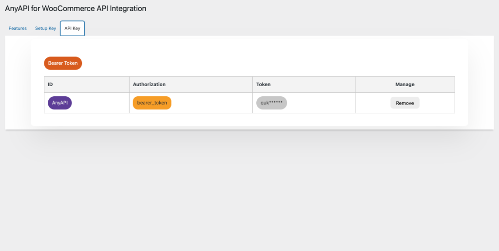 wordpress plugin anyapi api keys